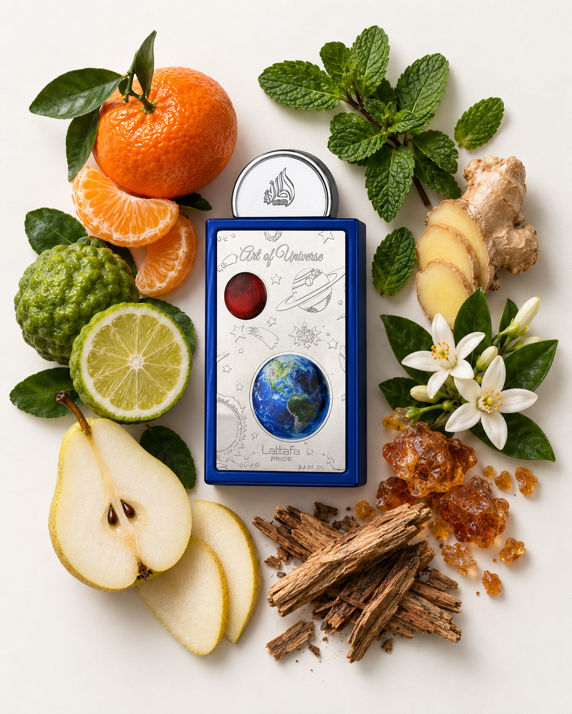 Dupe de Blue Talisman d'Ex Nihilo : Art of Universe de Lattafa, testé sur peau
