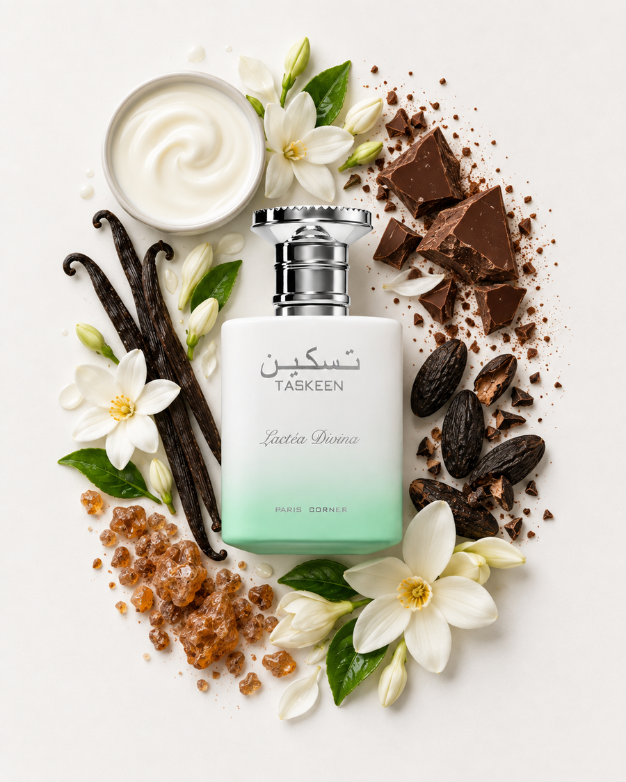 Dupe de Blanche Bête des Liquides Imaginaires : Taskeen Lactea Divina de Paris Corner, testé sur peau