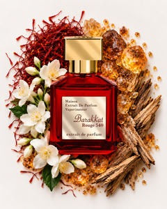 Dupe de Baccarat Rouge 540 : Barakkat Rouge 540 de Fragrance World, testé sur peau