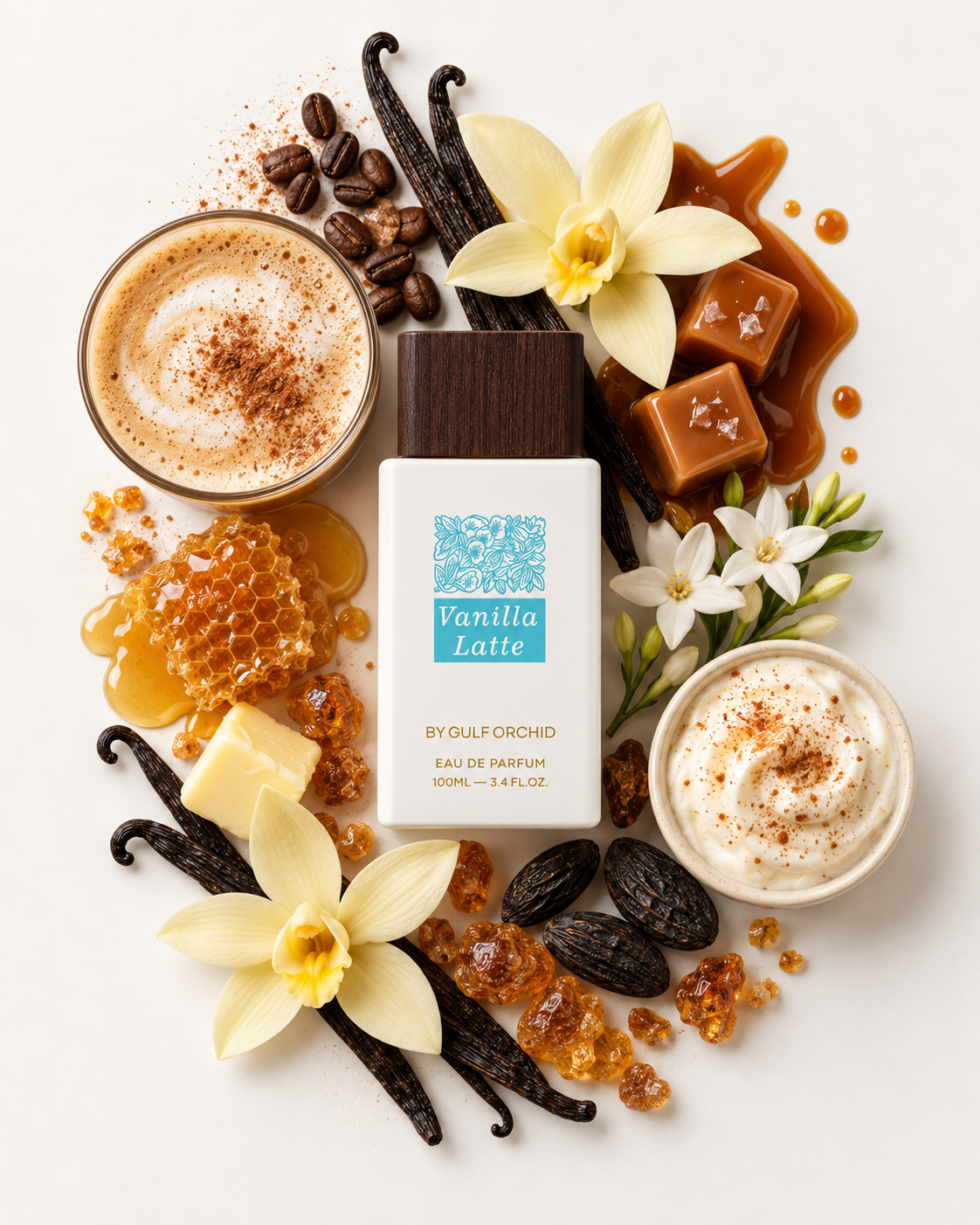 Dupe de Bianco Latte de Giardini di Toscana : Vanilla Latte de Gulf Orchid, testé sur peau