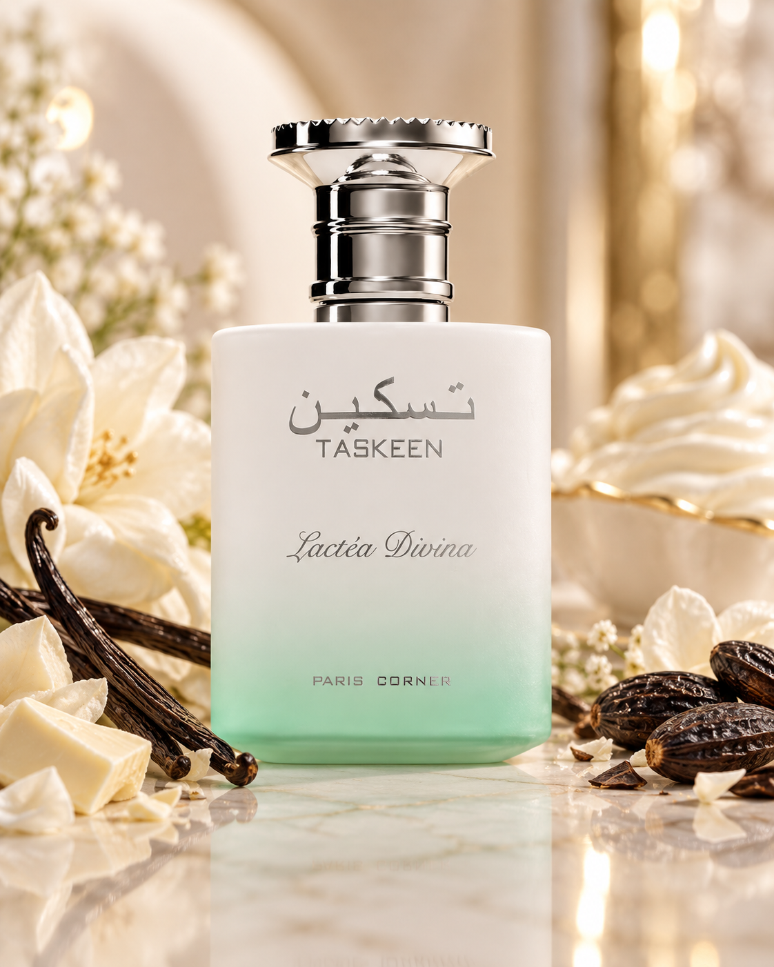 Taskeen Lactea Divina de Paris Corner : second visuel du flacon