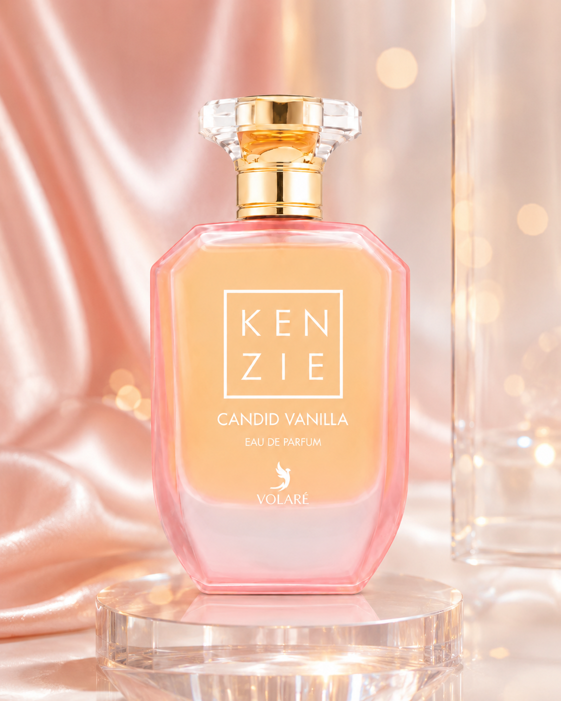 Candid Vanilla, Volaré : mise en scène du flacon